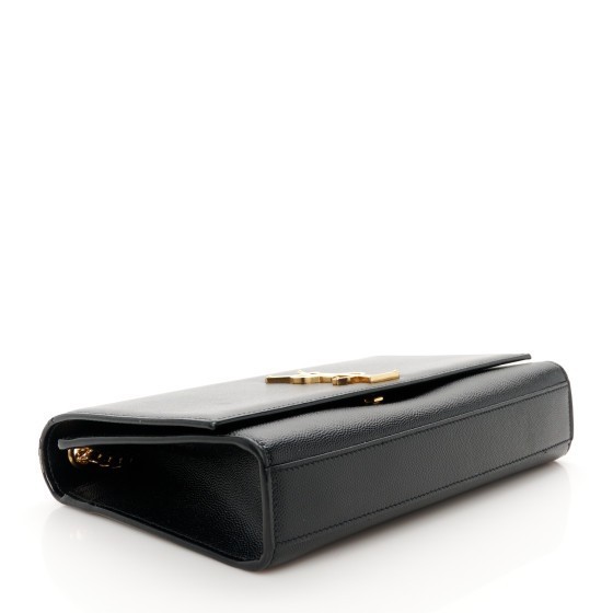 Borsa a tracolla media Saint Laurent Grain de Poudre Monogram Kate SPB JB 349660