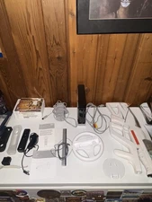 Nintendo Wii 2009 (RVL-001) Black Console Gamecube Ports, Games, BUNDLE TESTED