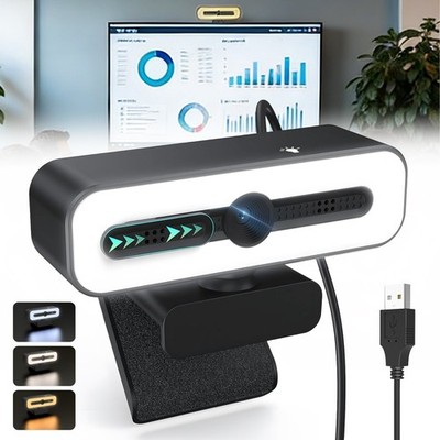 Full HD-Webcam mit Mikrofon, 1080p-Computer-Kamera, Ultra-HD, USB, Livestream