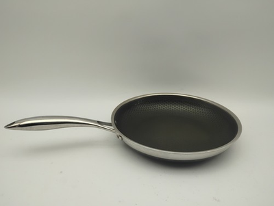 #ad #ad HexClad Hybrid Non Stick 10 inch Frying Pan Hybrid Cooking Pan Used $50.96