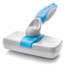 Self Cleaning Slicker Brush for Dogs and Cats - Hair Brush for Medium to Long...