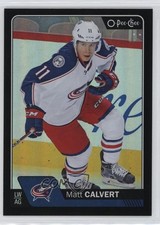 2016-17 O-Pee-Chee Black Rainbow Foil 100/100 Matt Calvert #376 z7j