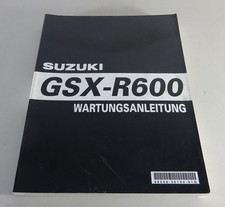 Workshop Manual / Maintenance Guide Suzuki GSX-R 600 K6 Stand 01/2006