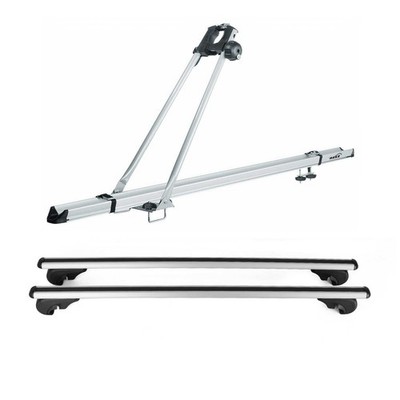 Bike Rack Carrier Roof Racks Set fits Toyota Yaris 1999-2006 Gray 3x