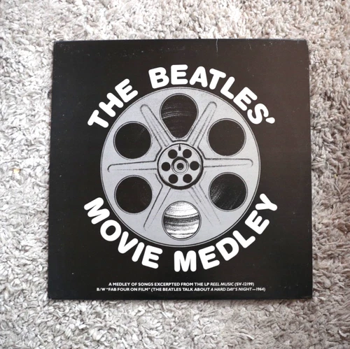 Rare Beatles 1982 Movie Medley Promo Single Only US Beatles 12” Promo W/Capitol