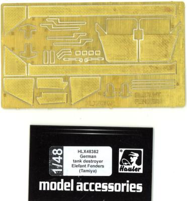 Hauler Models 1/48 ELEFANT TANK DESTROYER FENDERS Photo Etch Detail Set