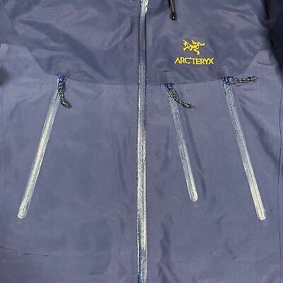 Arc Teryx Theta Ar Jacket 90s 24K Gold Thorn Indigo Men's Sz Arc Teryx Theta Ar Jacket 90s 24K Gold Thorn Indigo Men's Sz