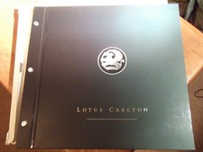 Lotus Carlton Sales Book /