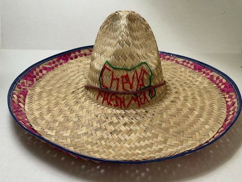 FRESH MEX HAND WOVEN STRAW SOMBRERO | eBay
