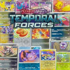 Pokémon Scarlet & Violet Temporal Forces Reverse & Rare Holo 