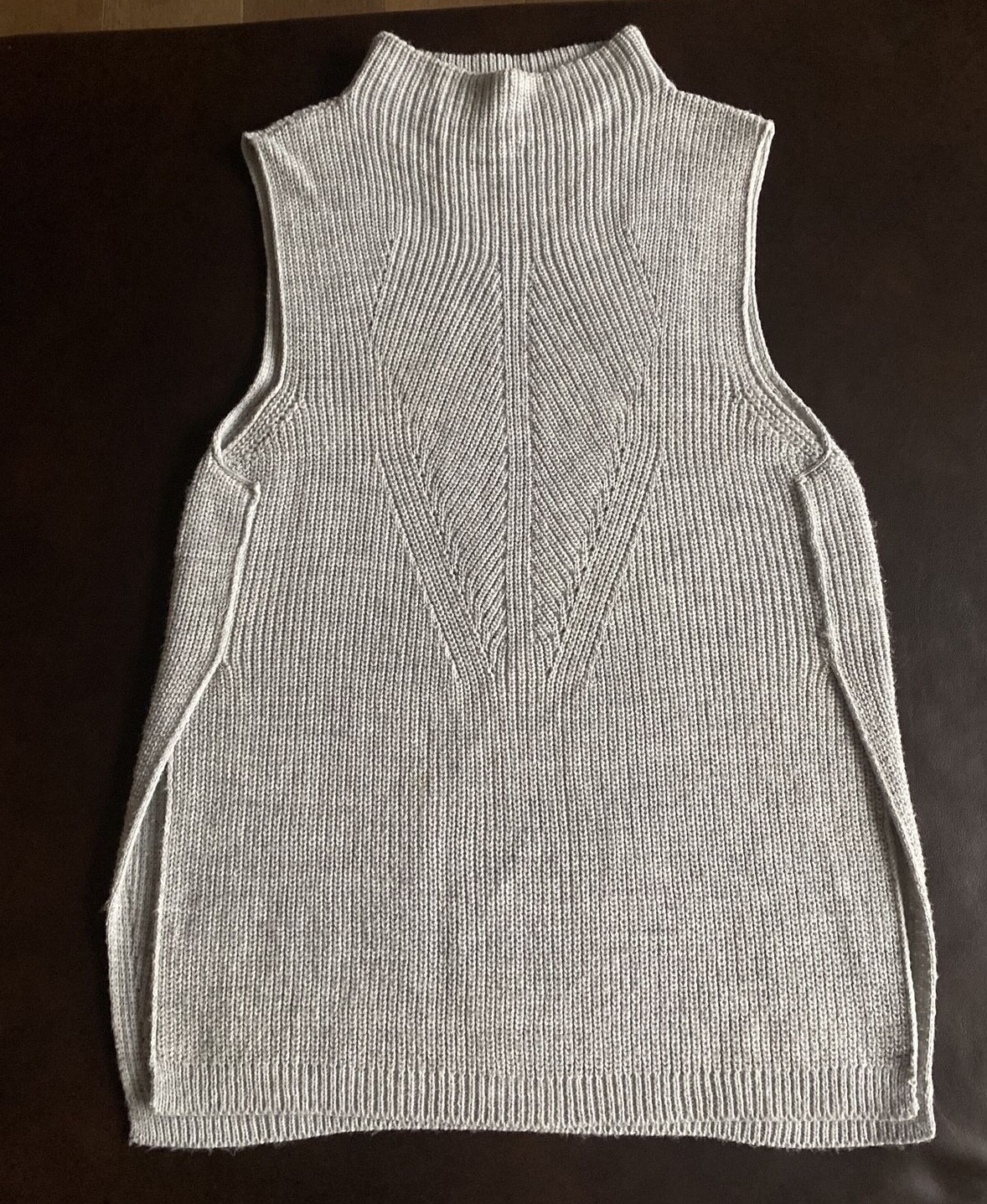 Topshop Sleeveless Sweater Vest Mock 