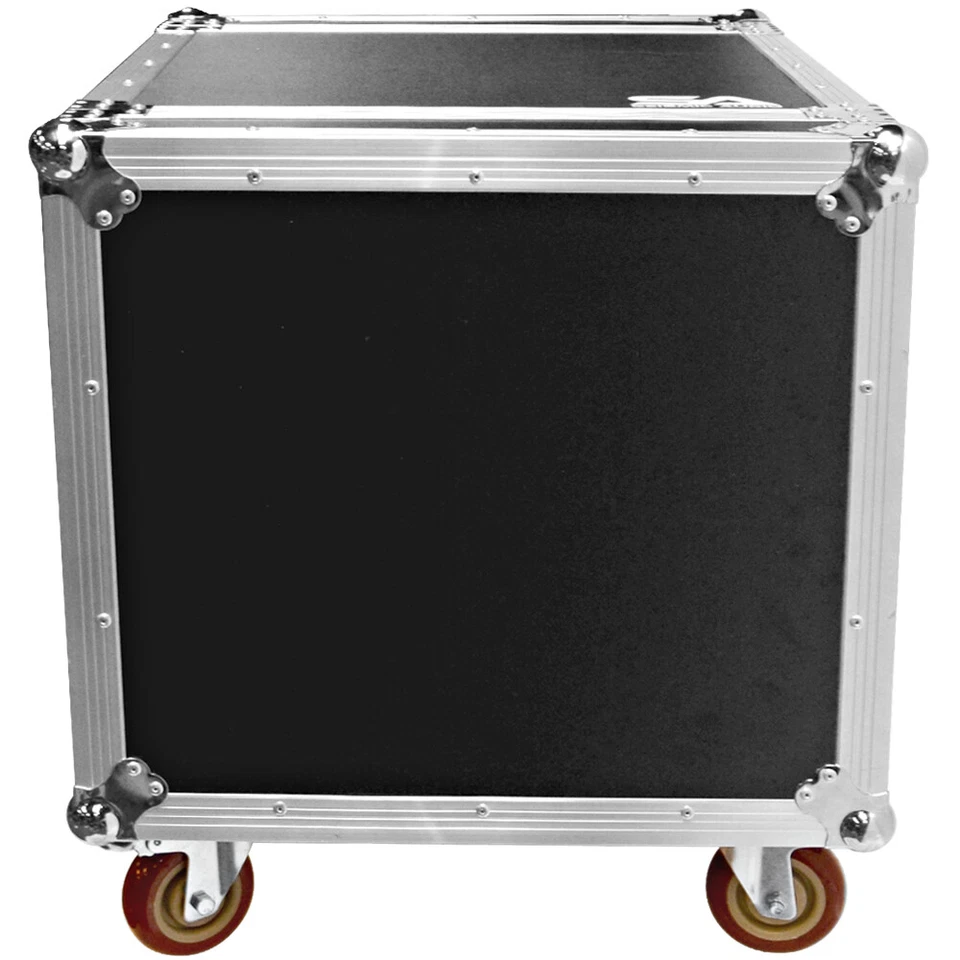 Heavy Duty 10 Space ATA Rack Case with 4 Inch Casters - 10U Server Network Case - Image 2 of 4