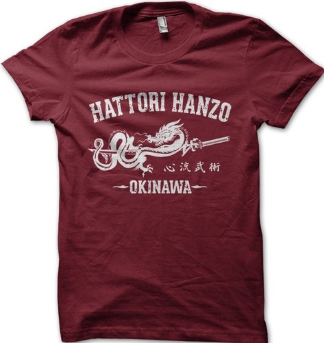 Hatori Hanzo Japanese Samurai swords Kill Bill Katana printed t-shirt 9157 - Picture 3 of 14