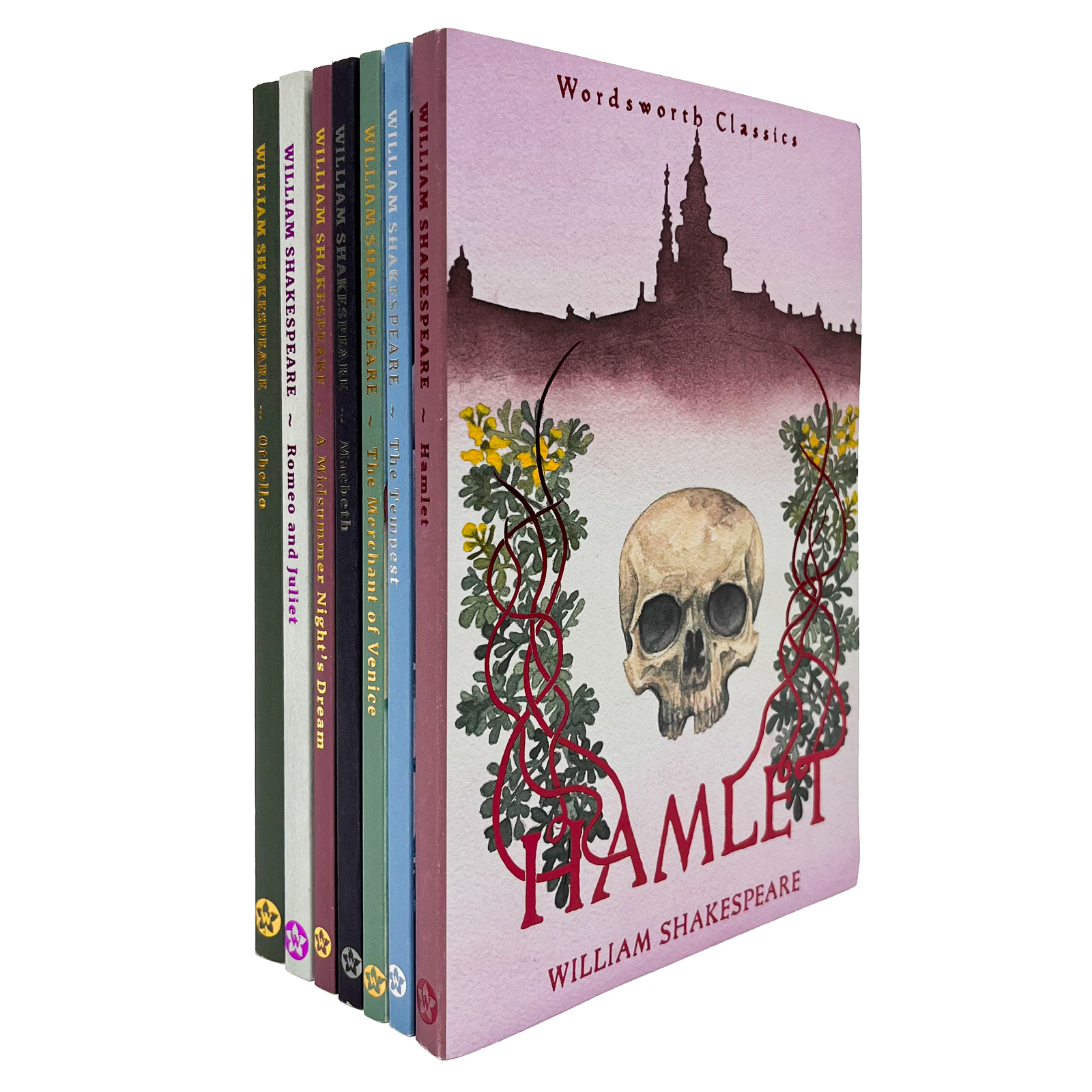 William Shakespeare Greatest Works Collection 6 Books Set Hamlet Othello Romeo