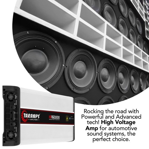 Taramps HV 160.000 0.5 Ohm 160000 Watts RMS High Voltage Class D Amplifier - Afbeelding 9 van 10