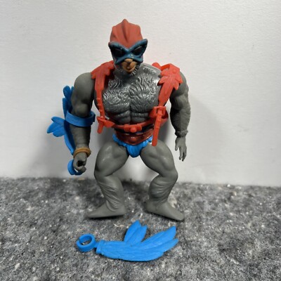 Vintage He-man Stratos Blue Wings 1982  MOTU  Missing one arm band