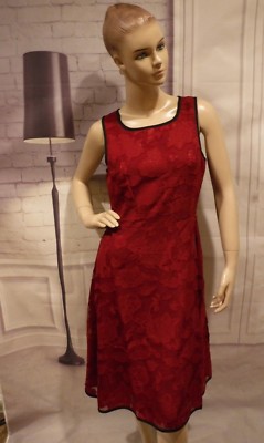 NEW Burgundy Wine Lace Cocktail Wedding Floral Overlay Dress Sz Small | eBay