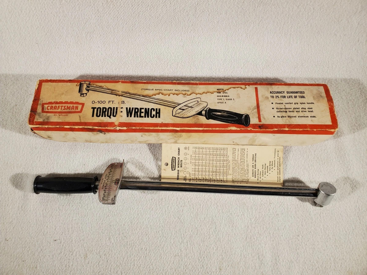 Vintage on sale torque wrench