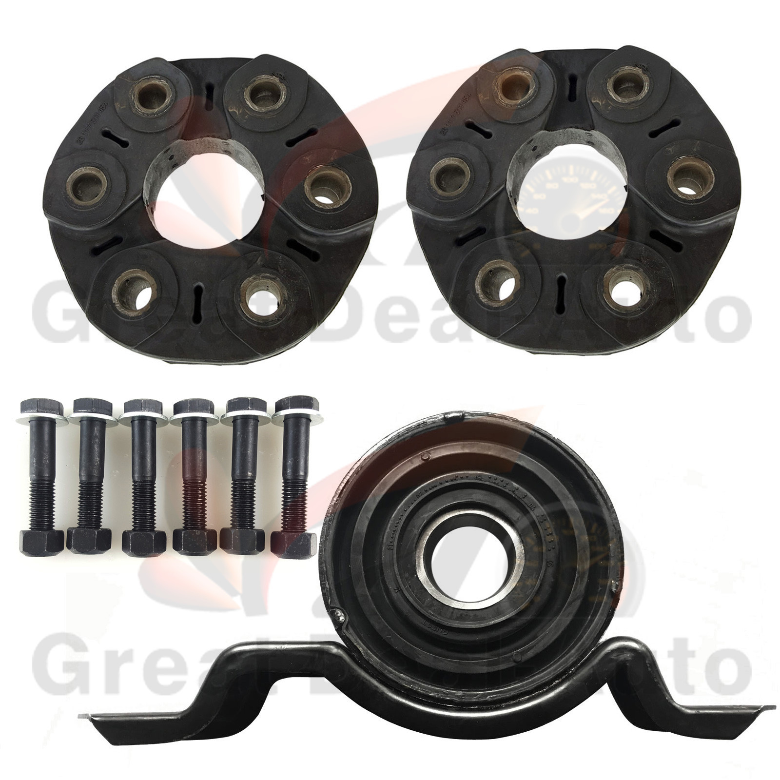 2 Driveshaft Couplings + Centre Bearing FOR Holden Commodore VX VY VZ