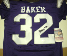 BUDDA BAKER WASHINGTON HUSKIES JSA/COA SIGNED OFFICIAL LICENSED NIKE JERSEY