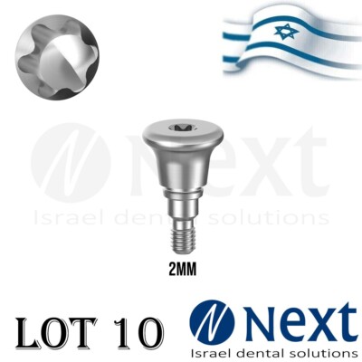 Lot x 10 Healing cap abutment Straumann BLX conical compatible 2 mm