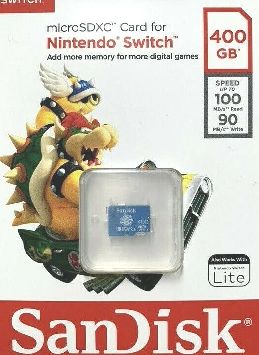  SanDisk - 400GB microSDXC UHS-I for Nintendo Switch : Video  Games