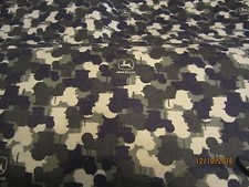 John Deere baby toddler sheets set tractors  camo flannel camouflage
