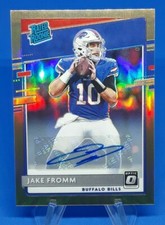 JAKE FROMM 2020 Optic Bronze Autograph Rated Rookie Auto Rc