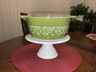VTG PYREX CRAZY DAISY SPRING BLOSSOM CASSEROLE DISH #475-B W/LID 2.5 QT. NICE!