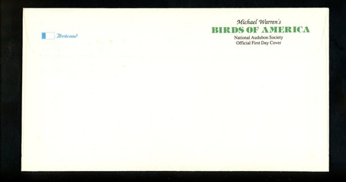 Commemorative Cover Birds National Audubon Society New York NY Hermit Thrush - Picture 2 of 2