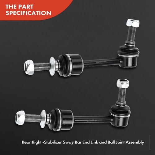 2x Rear Left & Right Sway Bar End Link for BMW E70 E71 E72 F15 F85 F86 X5 X6 AWD - Picture 7 of 10