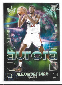 Alexandre Sarr 2024 Court Kings #10 Aurora /(SSP) Price Guide 