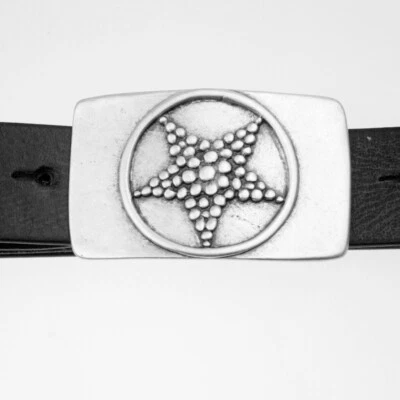 Buckles Gürtelschnallen Stern wechselgürtel Wechselschließe für 4 cm ledergürtel - Bild 1 von 4