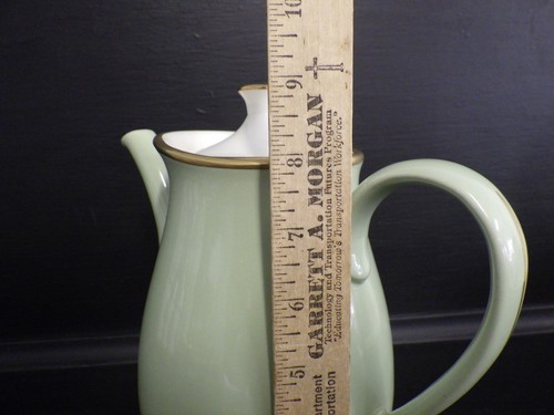 Vintage Classic Heritage Celadon Green Coffee Pot & Lid Taylor Smith & Taylor - Picture 10 of 11