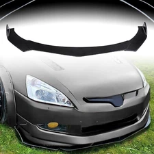 For 2005-2008 Honda Accord Sedan Front Bumper Chin Lip Spoiler Gloss Blk