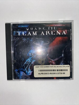 Quake III: Team Arena PC CD-Rom Video Game Quake 3 Activision With Code