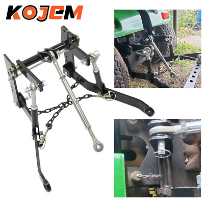 Tractor 3 Point Hitch Kit For John Deere 140 300 w/Closed Frame Receiver Hook