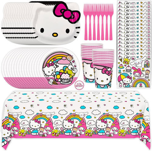 Hello Kitty Birthday Decorations & Party Supplies | Hello Kitty Plates and Napki