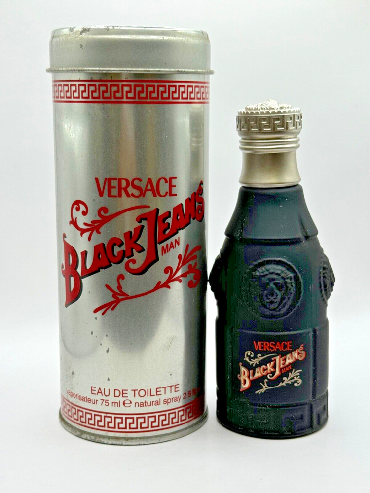 BLACK JEANS BY VERSACE 75ML EDT VINTAGE SPRAY (NEW WITH BOX)