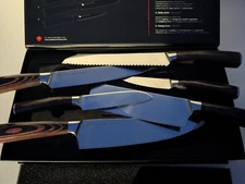 NAKANO Knife Set Japan - Slicing, Nakuru, Chef, Bread, Utility, And Paring Knife