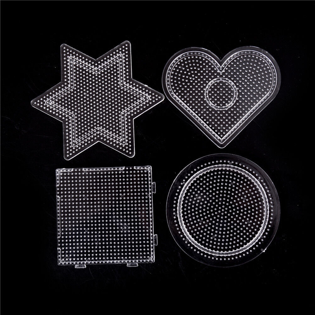 1 lot Square Round Star Heart Perler Hama Beads Peg Board Pegboard for  2.6mm.G5