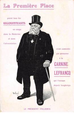 Politik - Nr. 87857 - Weal - The President Fallieres - La Carnine Decamerone
