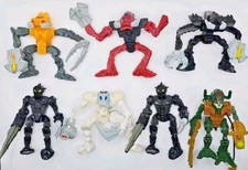 McDonalds LEGO Happy Meal Bionicle Action Figures 2006- 2007 4.25" Lot of 7