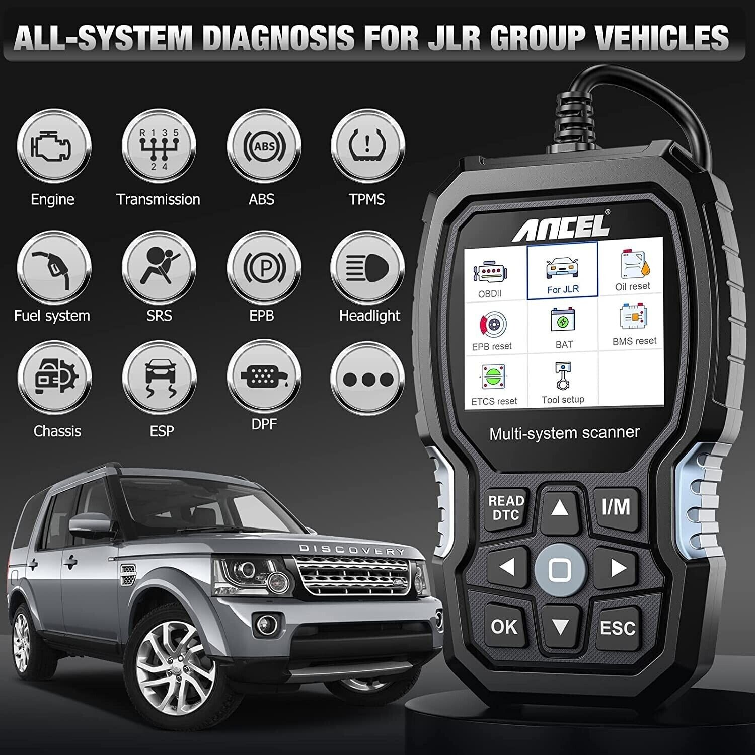 For LAND ROVER JLR OBD2 Car diagnostic tool Scan Tool AIR SUSPENSION