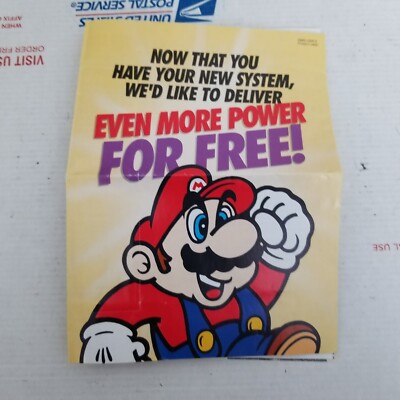 NES Super Mario Nintendo Power Insert DMG-USA-2 Even More