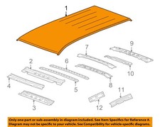 GM OEM 10-17 Equinox,Terrain Roof Roof Components-Roof Panel 22938355