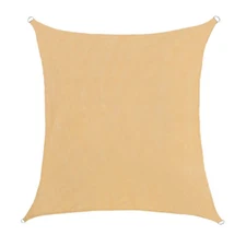 JUNELILY Sun Shade Sail for UV Ray Protection - Square w/ Tying Rope