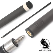 RAVEN Carbon Fiber Pool Cue - Shaft Only (11.8mm, 29") 3/8-14, Fits Cuetec 20mm