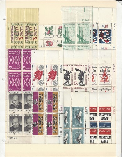 15 DIFFERENT Mint U.S. Plate Blocks - MNH - Vintage US Stamps, NICE!!! - Picture 4 of 7