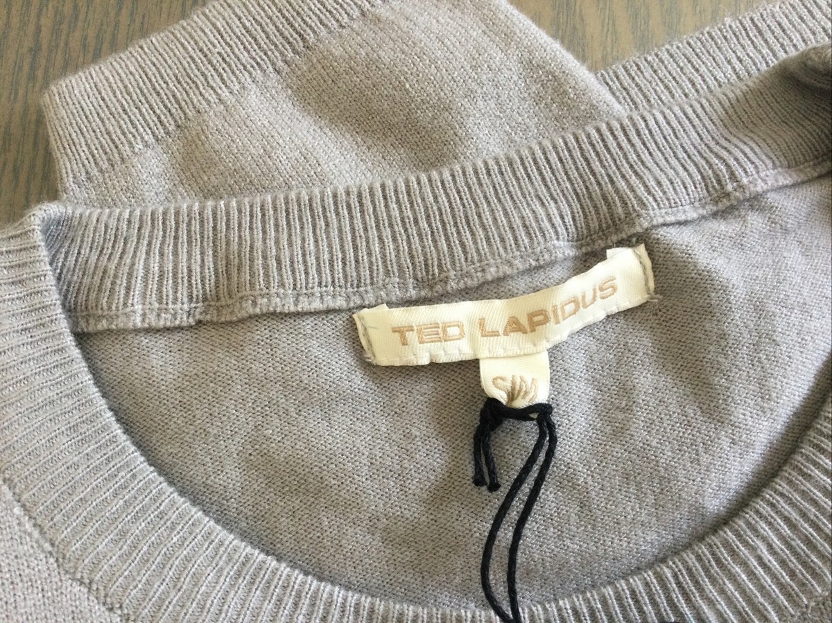 Pull Ted Lapidus Cachemire Pull TED LAPIDUS Taille S/M Gris Souris